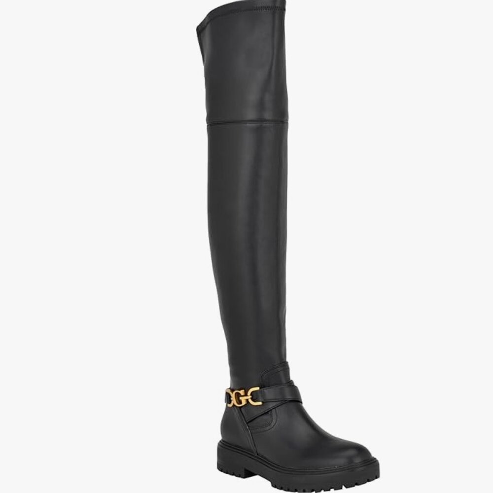 Guess "Jellio" Black Over the Knee boots. NIB.